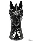 Protector Dragon - 7 1  Black Obsidian Carved Crystal Dragon Sculpture