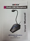 Studio Usb Microphone Desktop Condenser Computer Laptop Microphone Cm-g006