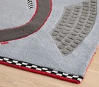 Pottery Barn Kids Formula One Race Car Rug 5x8 Racing F1 New