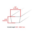 Deck Belt For Craftsman 144959 21547188 532144959 531300766 6905000008 M126012