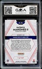 2017 Panini Instant 135 Patrick Mahomes Ii Rc Rookie Kc Chiefs Gma 8 5