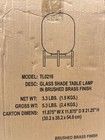 Meyer cross Edison 15 In  Brass Table Lamp With Clear Glass Shade Tl0216