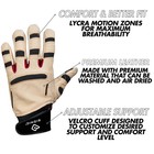 Premium Leather Gardening Gloves For Women - Reliefgrip  X-large Size