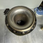 Vintage Etched Persian Metal Vase Decoration 17    