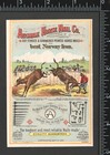 Blacksmith Supplies Horse Shoe Nail Howe Heartt Troy Ny Comic Trade Card Sr iron