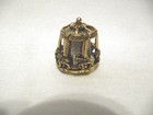 Thimble Gold-plated Pewter Carousel Nicholas Gish   Signed Clydesdales-ro-round