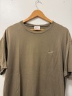 Rare Vintage 90s Nike Faded Brown Blank Embroidered T Shirt Men   s L Distressed