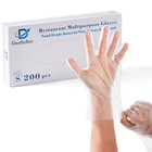 1000pcs Plastic Food Safe Gloves  Disposable Gloves For Restaurant Cooking  F   