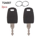 Tsa Key 002 007universal Lock Master Suitcase With 2pcs Rings For   