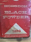 Vintage Tin Hodedon Black Powder Fffg  Empty 16oz Made In Scotland Advertising 