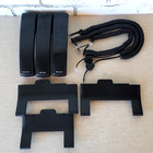3 Hd Voice Handsets And Stands For Polycom Vvx Ip Phone 300  400  500  600 Lot
