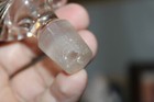 Vintage  Large  2 1 2   Clear Glass  Bottle Stopper  Item   B - 53