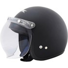 Afx 3-snap Flip Helmet Shield - Bubble - Clear