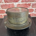 Antique Heavy 1 4kg Brass Cased Voltmeter Untested Sold As Seen 4    Diameter