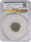 1884 Three Cent Nickel Ef45 Cacg