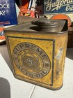 Gulf Refining Co  Supreme Auto Oil Advertising Can 1 Gallon Gas   Oil