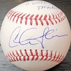 Charlie Sheen Autographed Signed Rawlings Omlb Baseball Beckett Bas