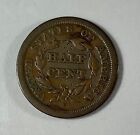 1853 1 2c   20114  Vf Small Rev Peck Marks