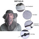 Anti-mosquito Bee Insect Bug Head Net Hat Sun Protection Mesh Cap For Outdoor