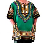 Dashiki Shirt Style African Clothing Vintage Caftan Boho Hippie Top Blouse 1size