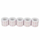 10 Rolls 6000pcs White Price Paper Tag Sticker Gun Labels Refill Us For Mx 5500