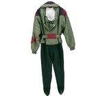 Vtg Spyder Ski Suit One Piece Snowsuit Retro Iridescent Green Black Women s 10