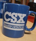Csx Train Transportation Coffee Mug  Made In England Stratfordshire Kiln craft  