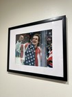 Jack Hughes Team Usa Winter Olympics Gold Medal Celebration Framed 8x10 Photo