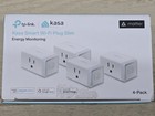 4-pack  Smart Plug Mini 15a  Smart Home Wi-fi Outlet White   Open Box New