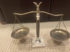 Antique Scales Of Justice Eagle Statue Scale - Vintage