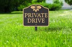Whitehall 14141 Cast Aluminum Durable Wall Or Lawn Mounting Private Drive Acorn