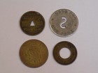 Token Fare Coin Lot Suburban Transit North Shore National Bank Chicago Parking 4