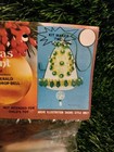 Walco Emerald Teardrop Bell Makes 2 Vtg Sequin Bead Vtg Christmas Ornament Kit