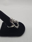 Vintage Modernist Silver Sterling  Ring  Size  6 