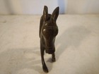 Carved Donkey Mule Burro Black Marbled Stone Figurine Sculpture 3 25 Inches