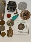 Vintage Junk Drawer Lot Colibri Citizen Watch Coins Tokens Jewelry More   30