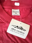 Vintage Nos Switzerland Souvenir Lot Of 3- Alba Shirt M  Bucherer Textile   Cap