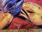 Wolverine By Marat Mychaels 11x17 Original Art Poster Print Marvel Signed W coa