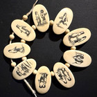 Beautiful Vintage Native Alaskan Inuit Stretch    story    Bracelet  Signed