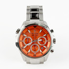 Bulova 96b395 Marine Star Orange Dial Chronograph Men s Quartz Watch 43mm