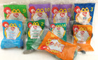 Mcdonalds Happy Meal Toys Ty Mini Beanie Babies Animals 1999 2000 Nip Lot Of 9