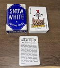 Vintage 1930s Snow White Miniature Playing Cards Complete Deck W box Very Rare  