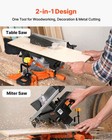 Vevor Compound Miter Saw 8-1 4 Inch Blade 2-in-1 Miter And Table Saw For Wood