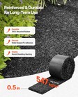 Vevor Rubber Mulch Roll 6 Pack 120 X 4 5in Landscaping Garden Mulch Pathway Mat