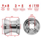 Rear Wheel Rim For Honda All Terrain Cycle 200 Atc200x 1986-1987  42650-hn6-f00