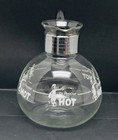 Vintage 60 s Try Dr Pepper Hot Glass Carafe Coffee Pot Advertising-rare