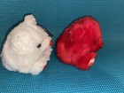 Vtg Puffkins Swibco Valentines Set Hugs   Kisses Bears With Tags Red White Bears