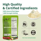 Living Jin Agar Agar Powder  4 Oz  Kosher  Plant-based Gelatin Powder  Vegan Aga