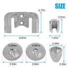 For 2004-2023 Mercruiser Bravo 3 Aluminum Anode Kit Hardware 888761q02 888761q04