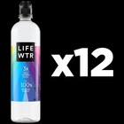 Lifewtr Purified Drinking Water  23 6 Fl Oz  12 Pack Plastic Bottles